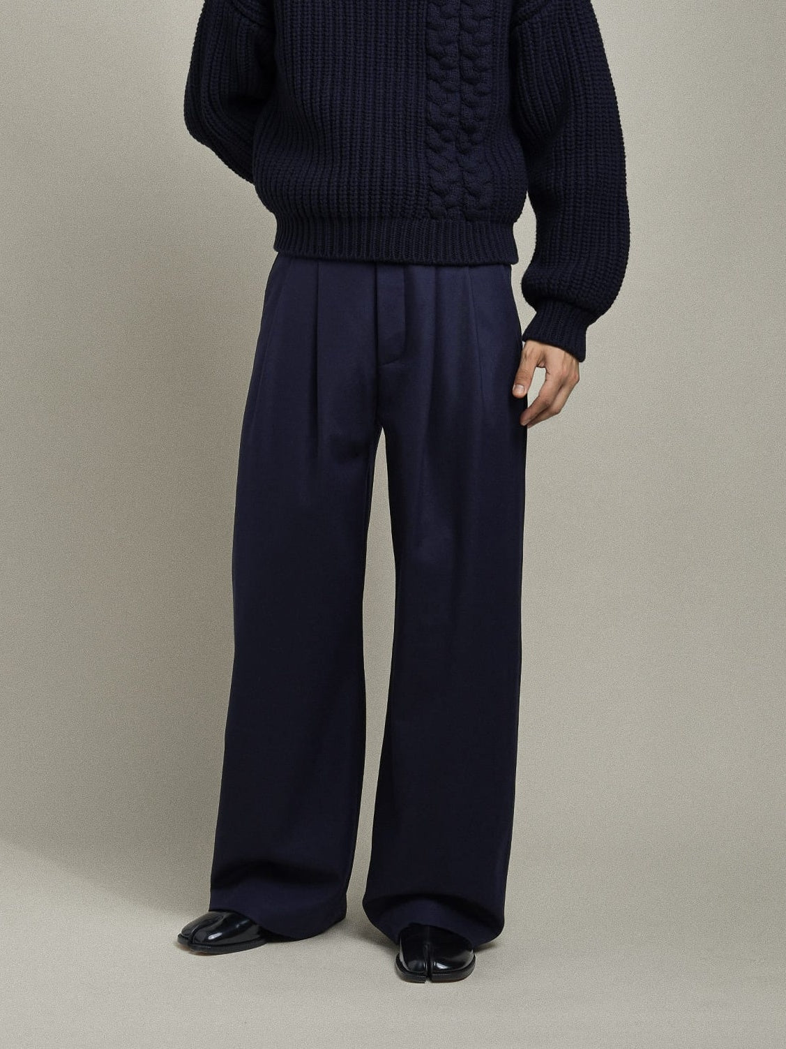 THE TAILORED PLEATED TROUSERS mysite