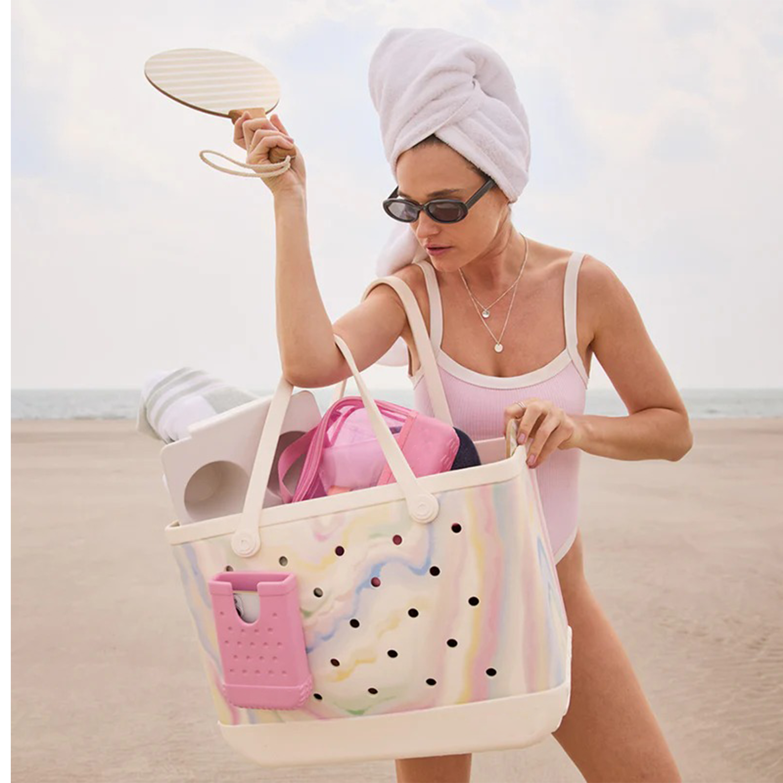 Waterproof EVA Beach Tote Bag PollyFabshoes