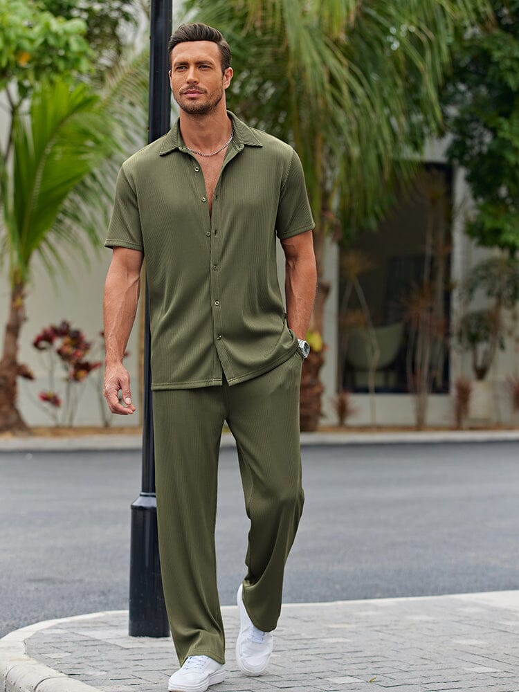 Casual Loose Fit Shirt Sets mysite