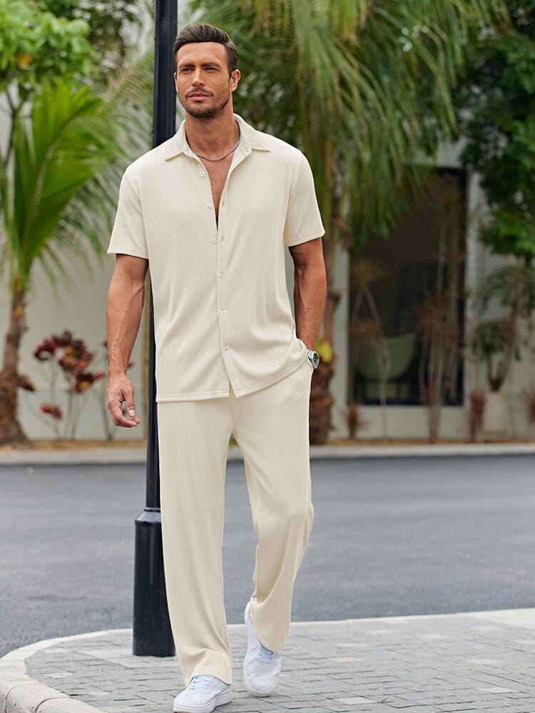 Casual Loose Fit Shirt Sets mysite