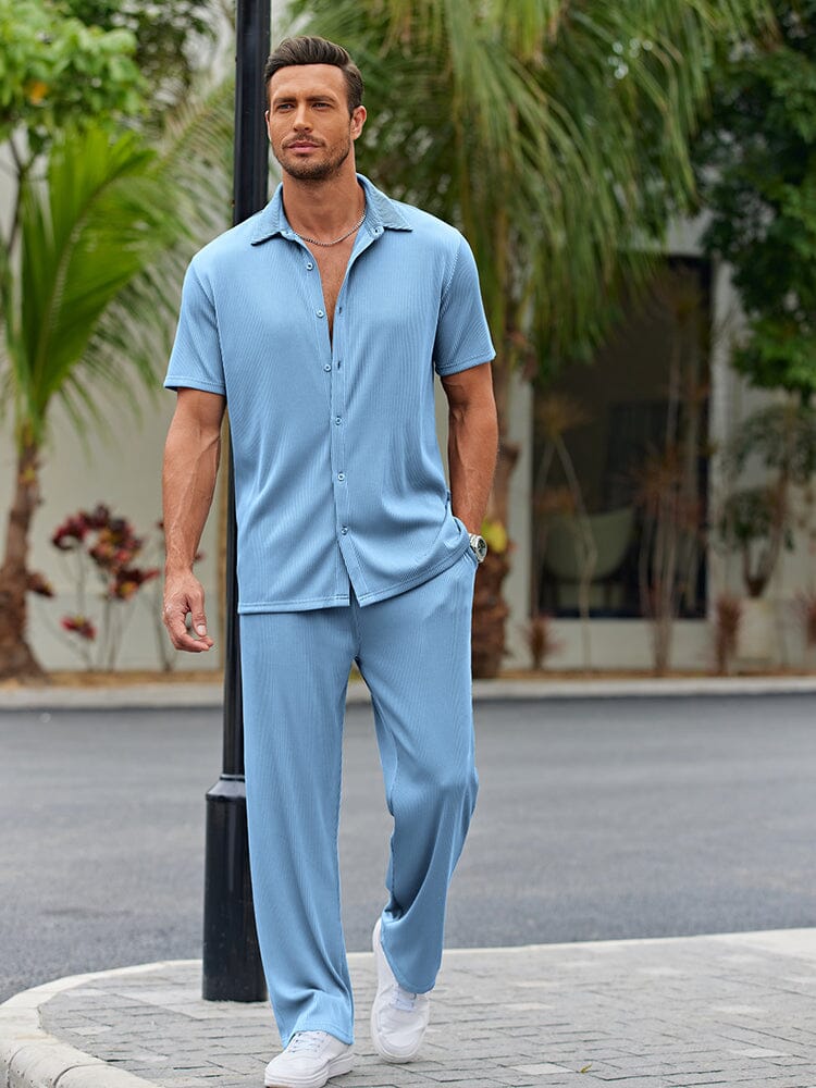 Casual Loose Fit Shirt Sets mysite