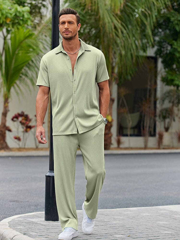 Casual Loose Fit Shirt Sets mysite