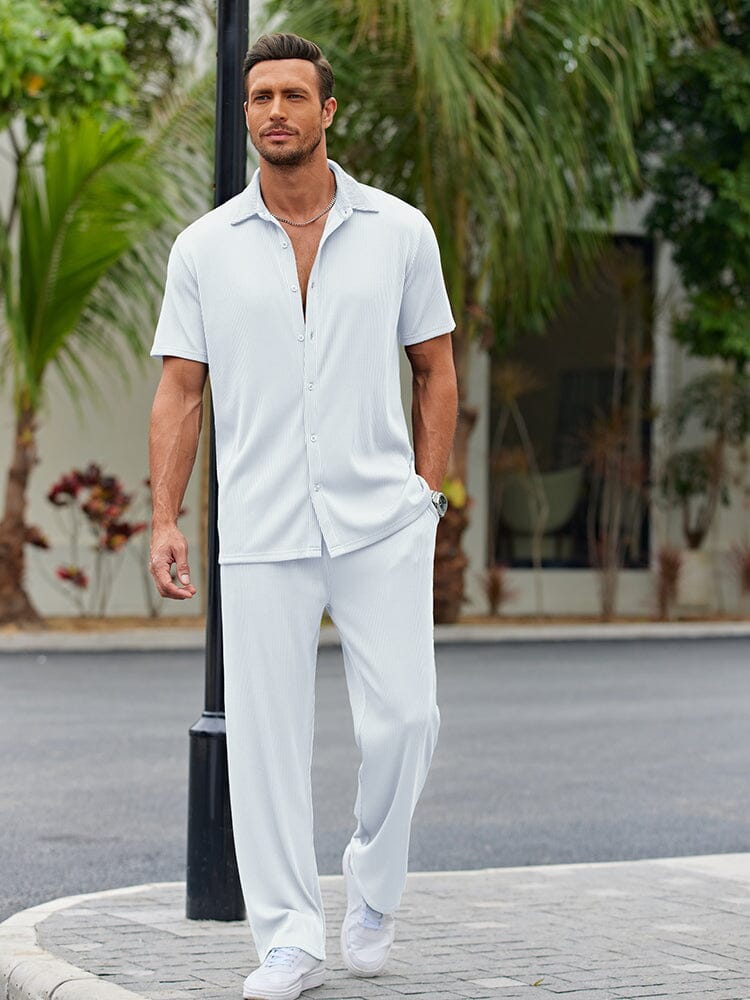 Casual Loose Fit Shirt Sets mysite