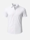 Non-Iron 4-Way Stretch Shirt – Transparent Buttons mysite