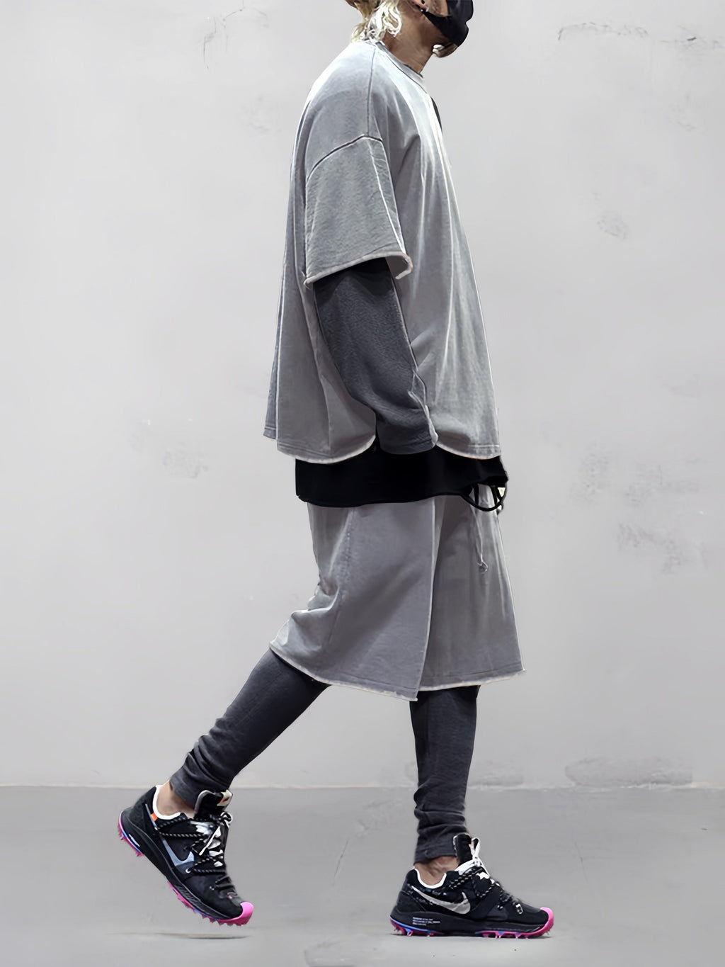 Casual Loose Fit Solid Sports Sets mysite