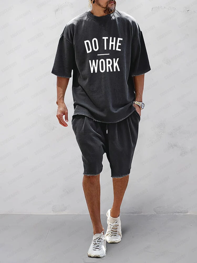 Casual Loose Fit Solid Sports Sets mysite