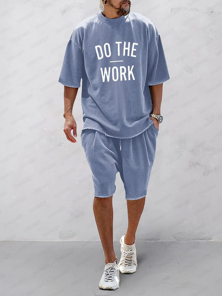 Casual Loose Fit Solid Sports Sets mysite