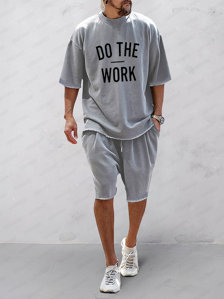 Casual Loose Fit Solid Sports Sets mysite